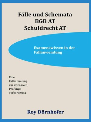 cover image of Fälle und Schemata BGB AT Schuldrecht AT